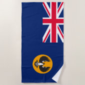 Serviette De Plage Drapeau sud-australien (État australien) (SA) (Devant)