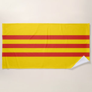 Serviette De Plage Drapeau sud-vietnamien