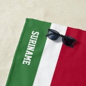 Serviette De Plage Drapeau Suriname Splendid Patriotic (En situation)