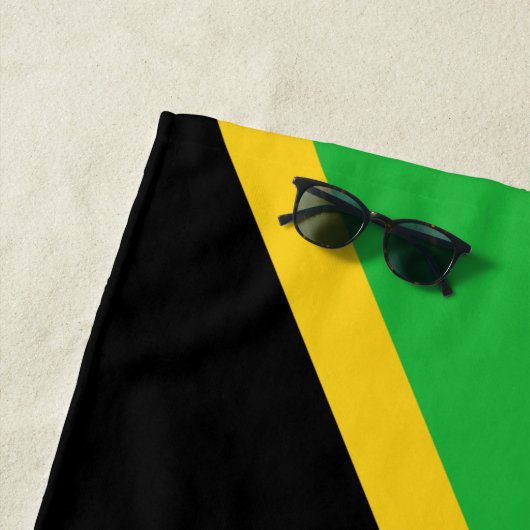 Serviette De Plage Drapeau tanzanien (En situation)