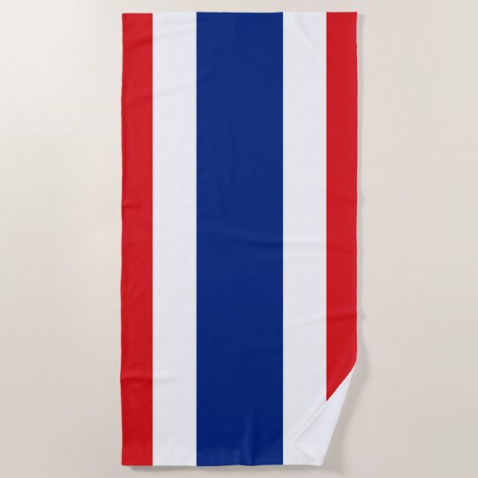 Serviette De Plage Drapeau thaïlandais (Devant)