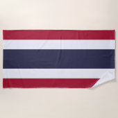 Serviette De Plage Drapeau Thaïlande  (Devant)