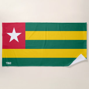 Serviette De Plage Drapeau Togo Splendid Patriotique