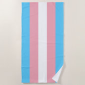 Serviette De Plage Drapeau Transgender Pride (Devant)