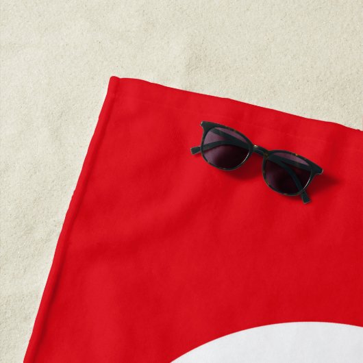 Serviette De Plage Drapeau turc (En situation)