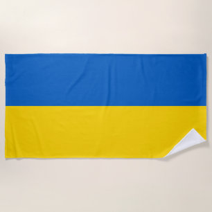 Serviette De Plage Drapeau ukrainien