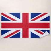 Serviette De Plage Drapeau Union Jack du Royaume-Uni (Devant)