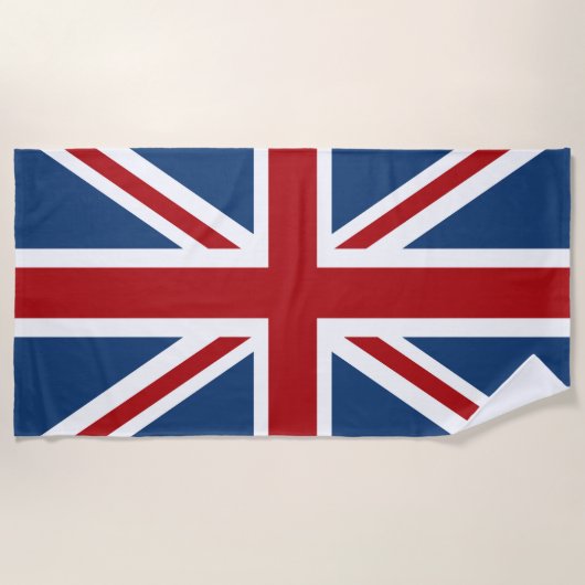 Serviette De Plage Drapeau Union Jack Patriotic UK (Devant)