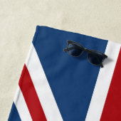 Serviette De Plage Drapeau Union Jack Patriotic UK (En situation)