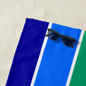 Serviette De Plage Drapeau urbain de Saint-Pétersbourg (Floride) (En situation)