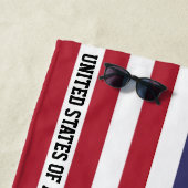 Serviette De Plage Drapeau USA Splendid Patriotic (En situation)