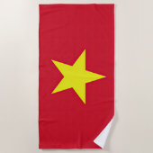 Serviette De Plage Drapeau Vietnam (Devant)