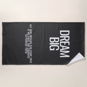 Serviette De Plage Dream Big Beach Towel