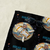 SERVIETTE DE PLAGE DREAM BIG ORBIT LOIN (En situation)