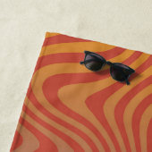 Serviette De Plage Dream Flow l Abstract Trippy Pattern - No. 01 (En situation)