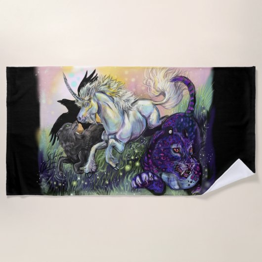Serviette De Plage Dream Gaurdians (Devant)