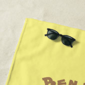 Serviette De Plage Drôle affamé pulette affamée dessin animé (En situation)