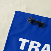 Serviette de plage drôle avec la citation (En situation)