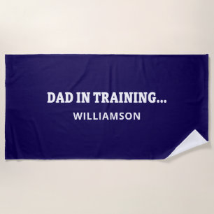 Serviette De Plage Drôle cadeau de Fête des pères pour le nouveau pèr