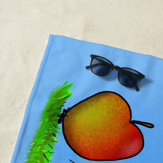 Serviette De Plage Drôle de dessin animé de fourmis (En situation)