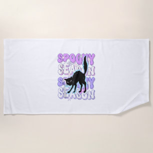 Serviette De Plage Drôle de dire Éffrayante saison Halloween Amoureux