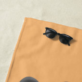 Serviette De Plage Drôle dessin animé d'oiseau de dodo (En situation)