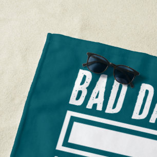 Serviette De Plage Drôle Mauvais Papa Plaisanterie Chargement