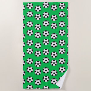 Serviette De Plage Drôle Motif de balle de football