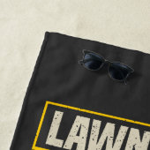 Serviette De Plage Drôle Papa Pelouse Pères Fils Anniversaire Gag Cad (En situation)