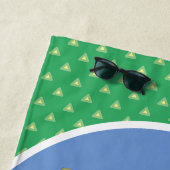 Serviette De Plage Drôle t rex dessin animé de dinosaure (En situation)