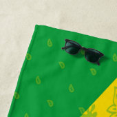 Serviette de plage du Brésil (En situation)