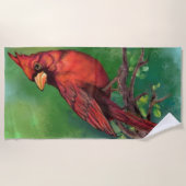 Serviette de plage du Cardinal Nord (Devant)