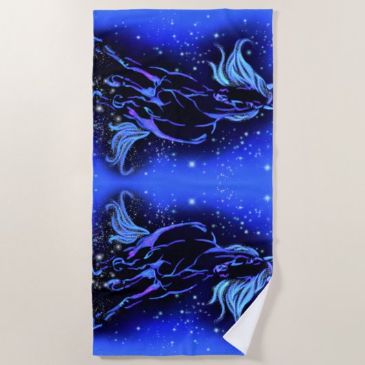 Serviette de plage du Cheval (Devant)