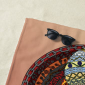 Serviette de plage du Ciel et de l'Enfer (En situation)