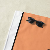 Serviette de plage du cool Chillaxin' (En situation)