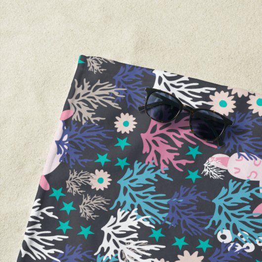 Serviette de plage du Cute Axolotl (En situation)