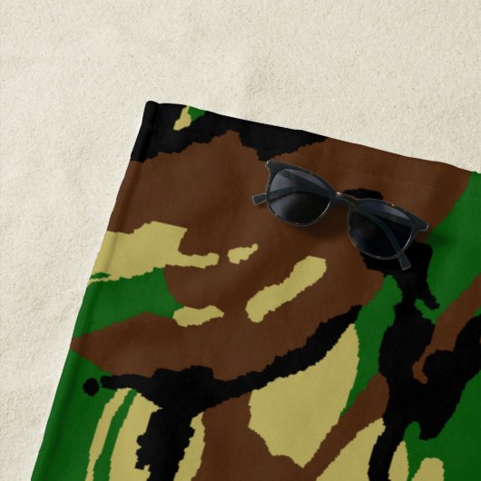 serviette de plage du DPM britannique CAMO (En situation)