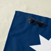 Serviette de plage du drapeau de l'État du Minneso (En situation)