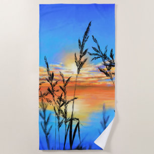 Serviette de plage du lac Sunset