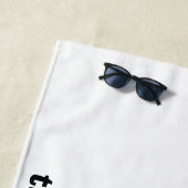 serviette de plage du parc des requins (En situation)