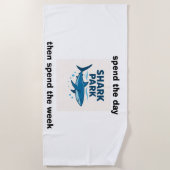 serviette de plage du parc des requins (Devant)