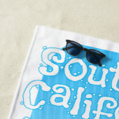 Serviette de plage du sud de la Californie (En situation)