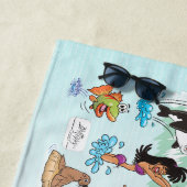 Serviette de plage du sud de la Californie (En situation)