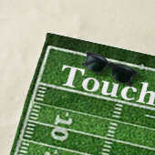 Serviette de plage du terrain de football (En situation)