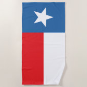 Serviette de plage du Texas (Devant)