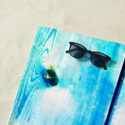 Serviette de plage du volant (En situation)