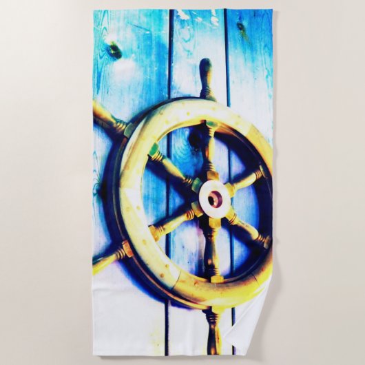 Serviette de plage du volant (Devant)