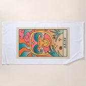 Serviette de plage du zodiaque Bélier (Devant)