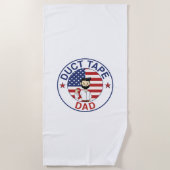Serviette De Plage Duct Tape Dad - Beach Towel (Devant)
