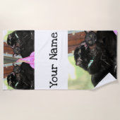 Serviette De Plage Durée du bain (Devant)